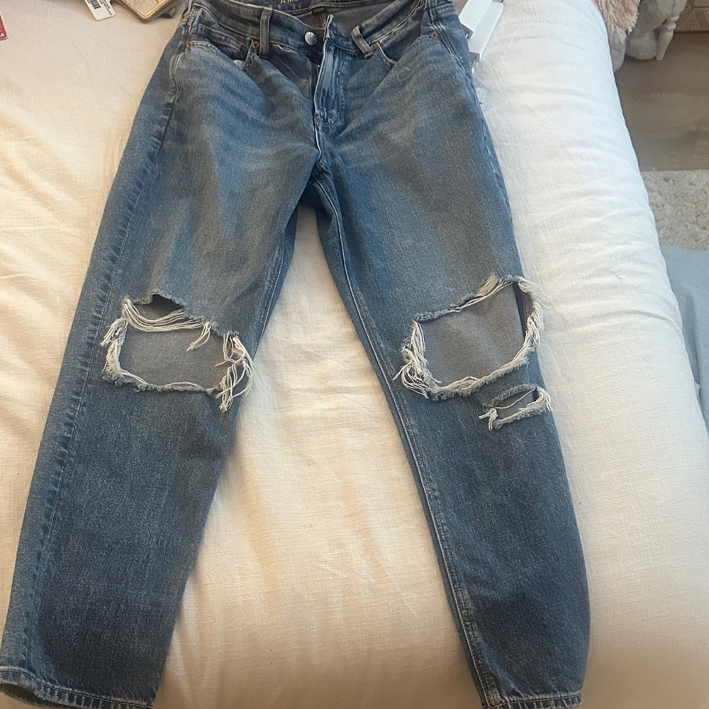 American Eagle Outfitters Blue Straight Leg Jeans